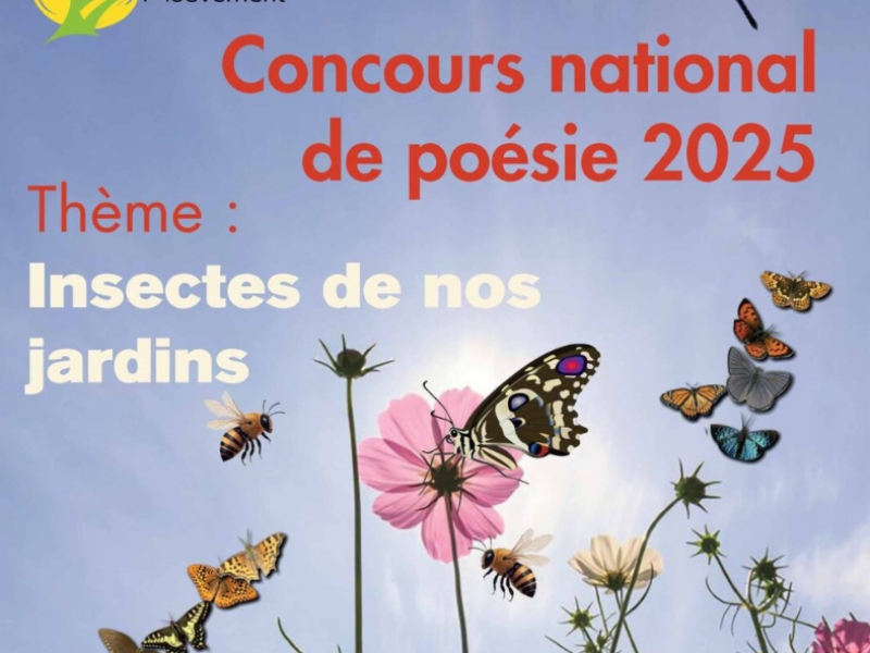 Concours national de poésie, c’est parti !!!