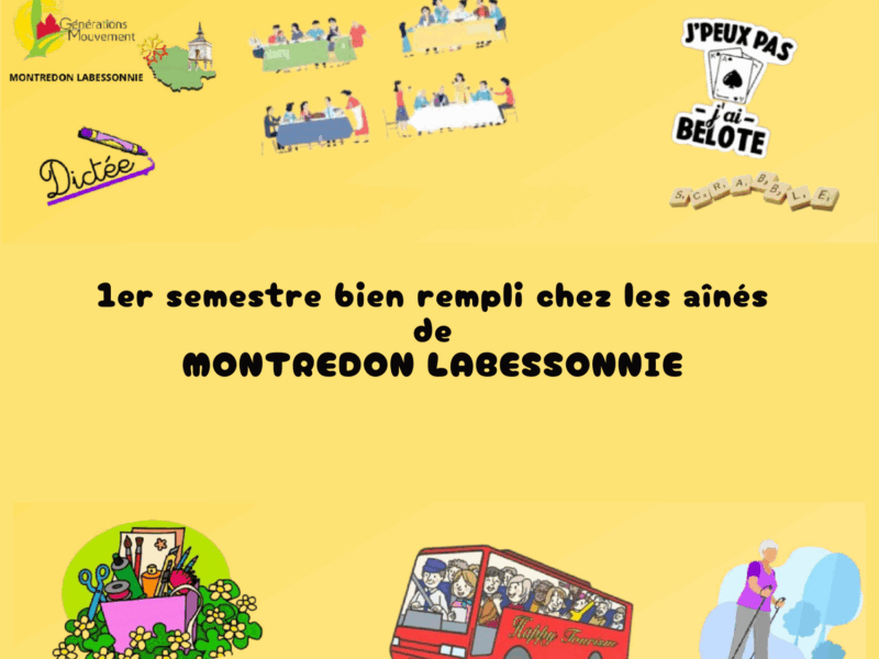 Un premier semestre bien rempli à Montredon Labessonnié